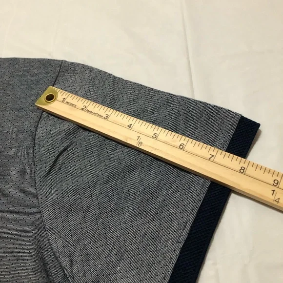 NWT Cactus Man Men’s Short Sleeve Collared Pullover Stretch Blue Polo Shirt M - Picture 6 of 11